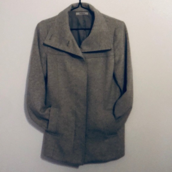Grey Wool Coat - Picture 2 of 4